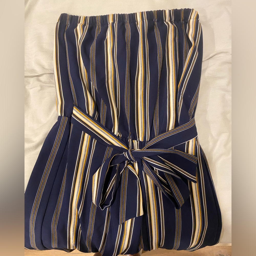 The Cutest Strapless Jumpsuit